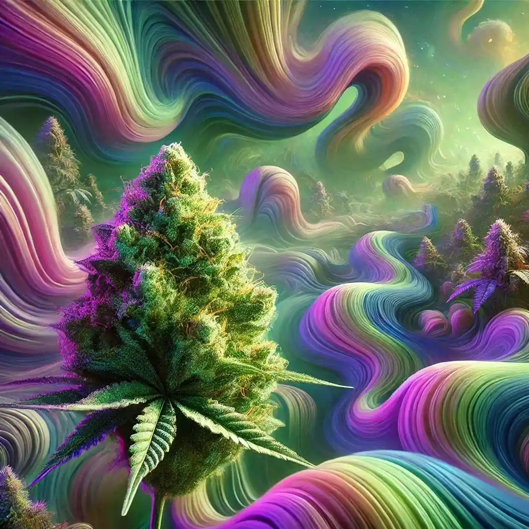 Květenství CC9 Lemon Haze s jasně zelenými pestíky